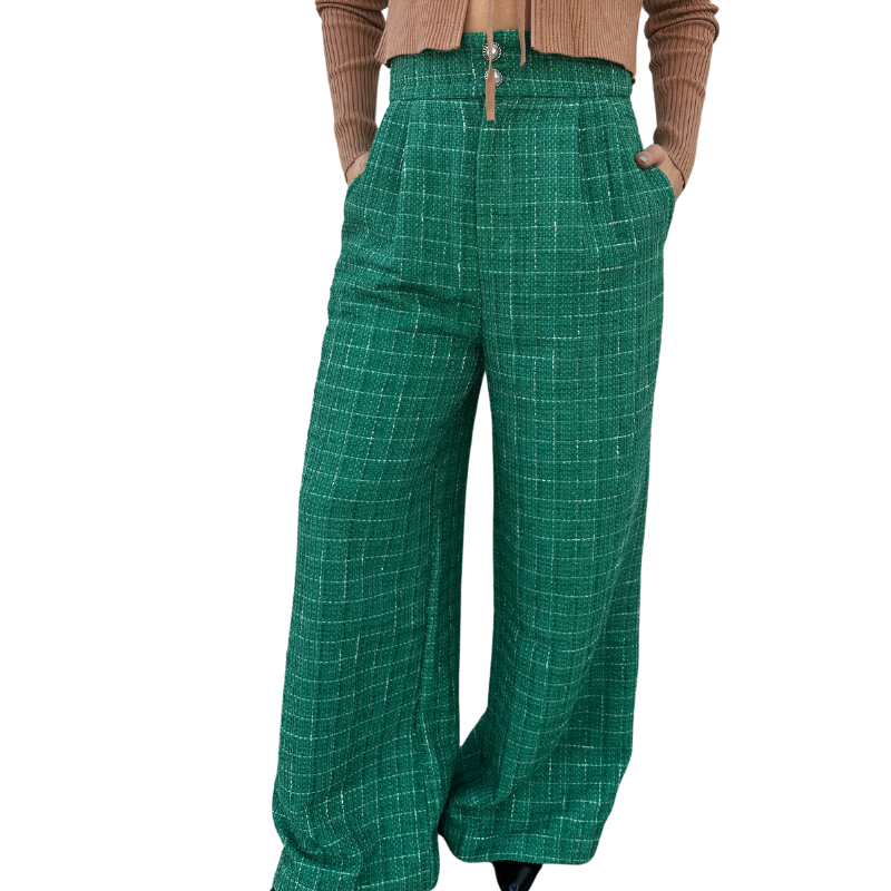 Pantalon Tweed Recto