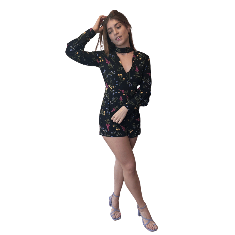 Jen Jumper Choker Flores