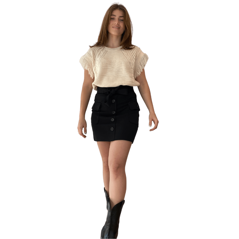 Nuria Mini falda cargo