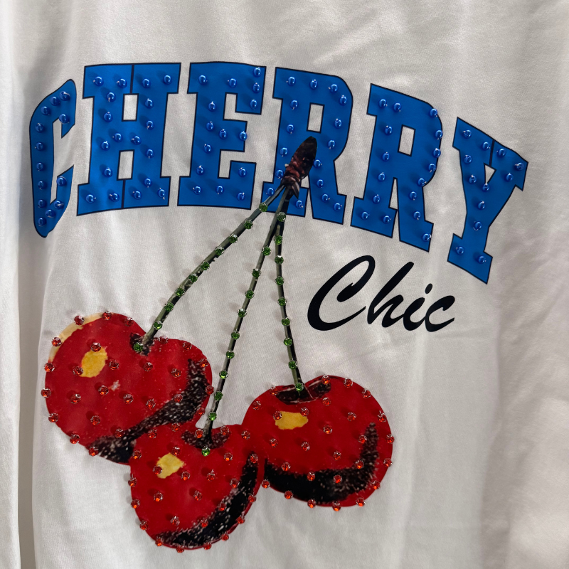 Chic playera cherry