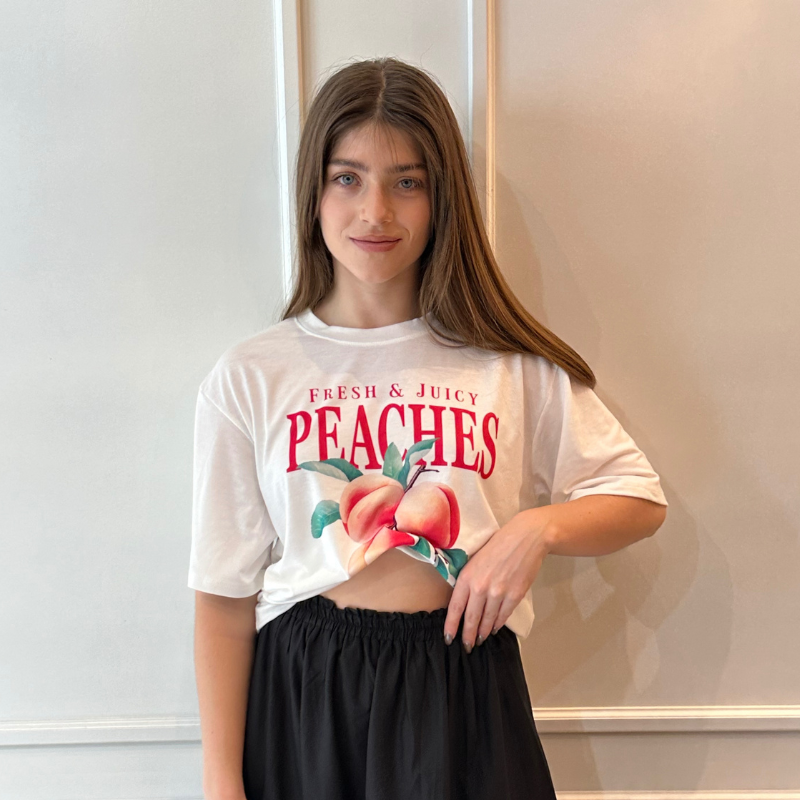 Peaches Playera