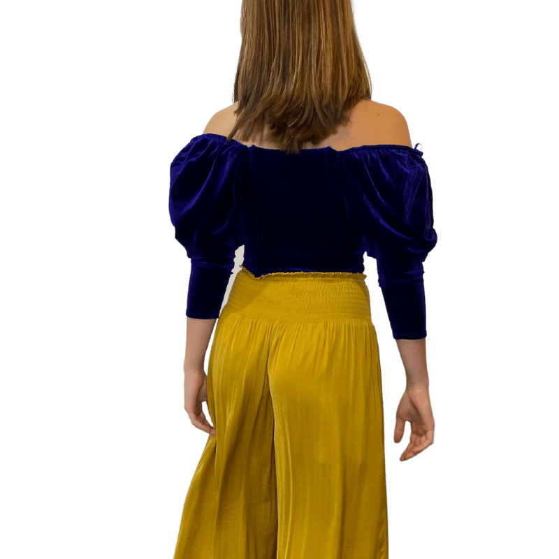 Princesa Blusa velvet botones